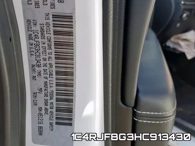 1C4RJFBG3HC913430 фото 2