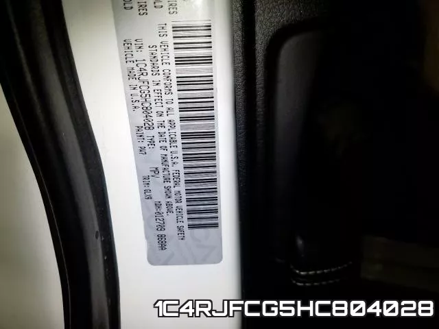 1C4RJFCG5HC804028 фото 2
