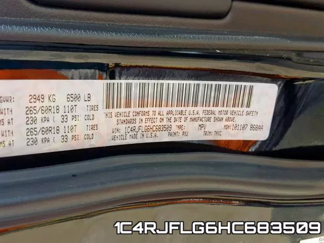 1C4RJFLG6HC683509 фото 2