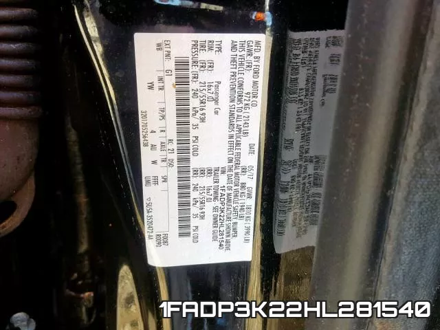 1FADP3K22HL281540 фото 2