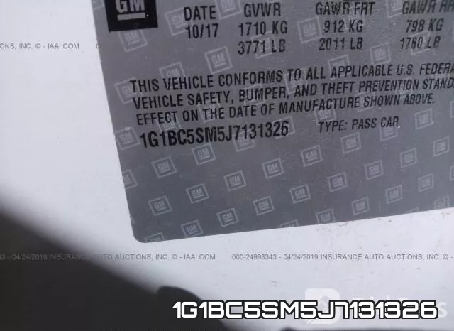 1G1BC5SM5J7131326 фото 10