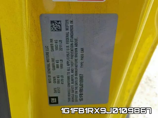 1G1FB1RX9J0109867 фото 2