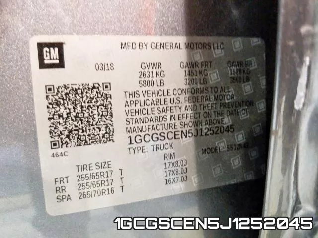 1GCGSCEN5J1252045 фото 2