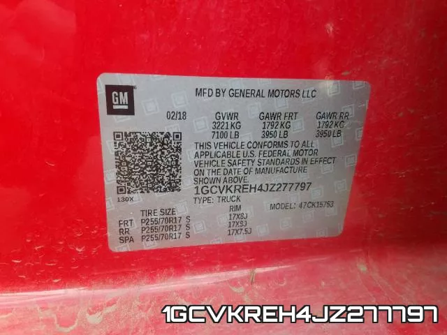 1GCVKREH4JZ277797 фото 2