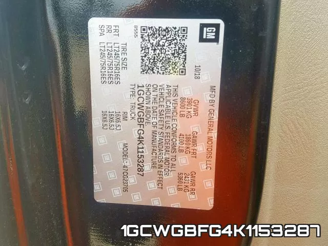 1GCWGBFG4K1153287 фото 2