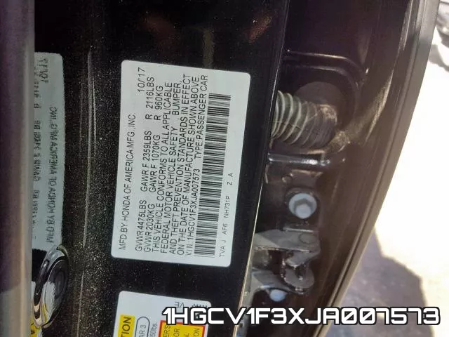 1HGCV1F3XJA007573 фото 2