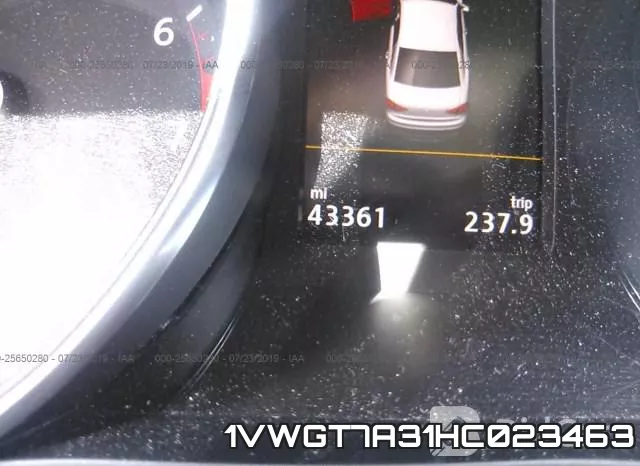 1VWGT7A31HC023463 фото 7