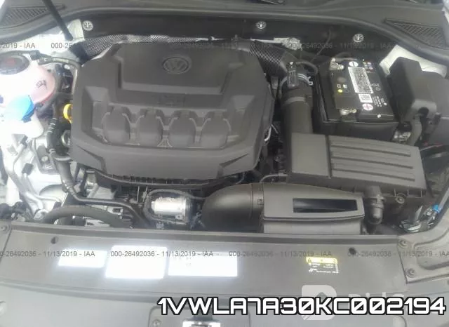 1VWLA7A30KC002194 фото 2