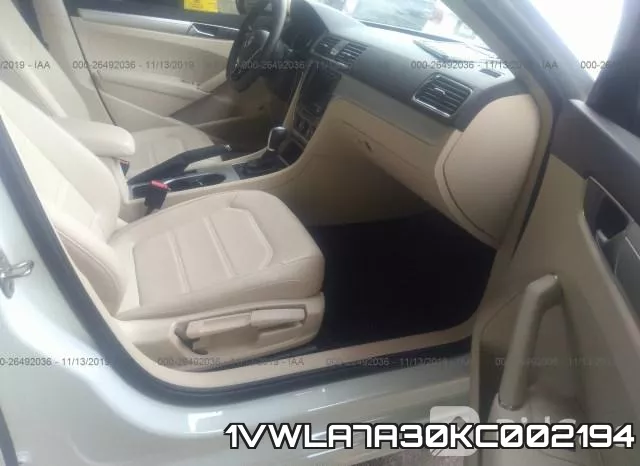 1VWLA7A30KC002194 фото 6