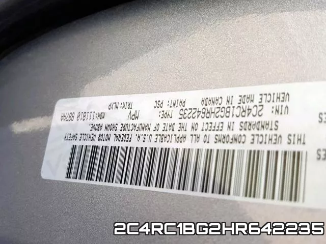 2C4RC1BG2HR642235 фото 2