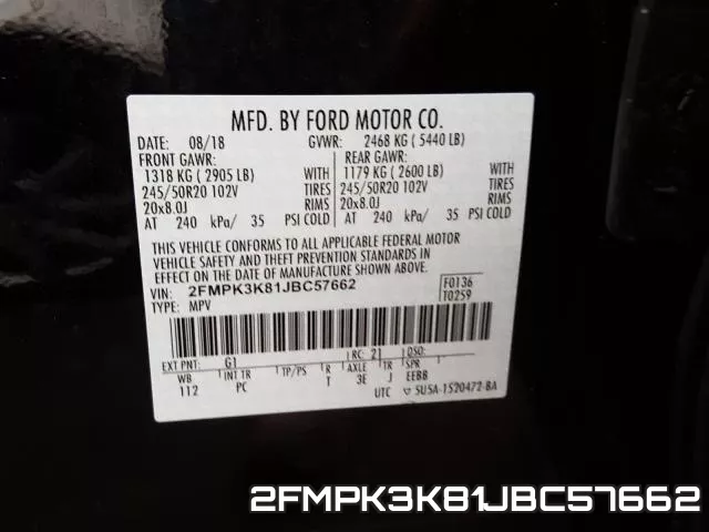 2FMPK3K81JBC57662 фото 2
