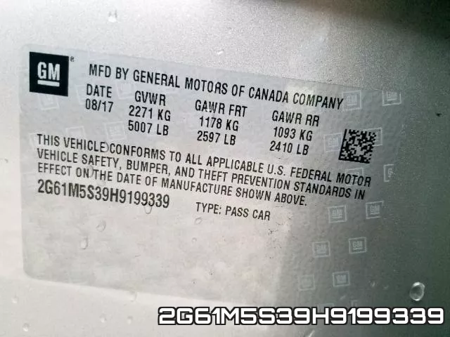 2G61M5S39H9199339 фото 2