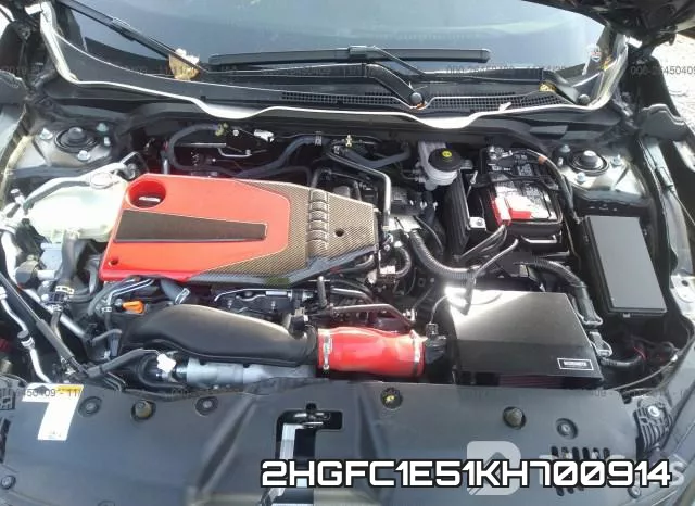 2HGFC1E51KH700914 фото 2