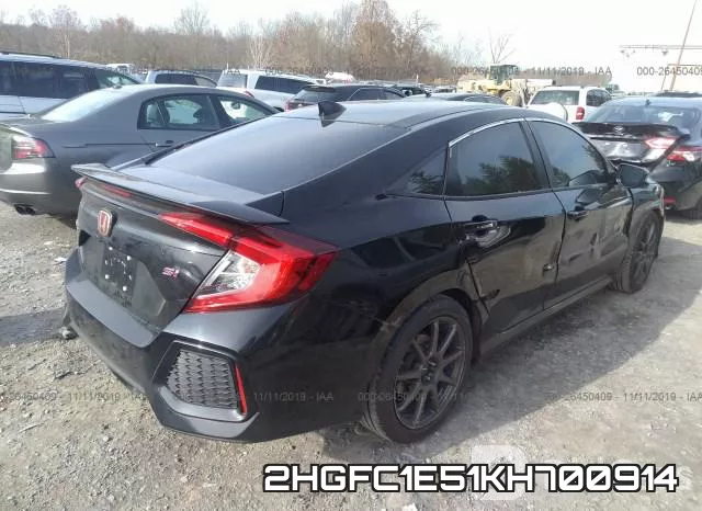 2HGFC1E51KH700914 фото 5