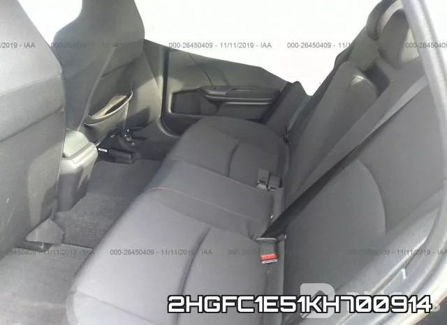 2HGFC1E51KH700914 фото 9