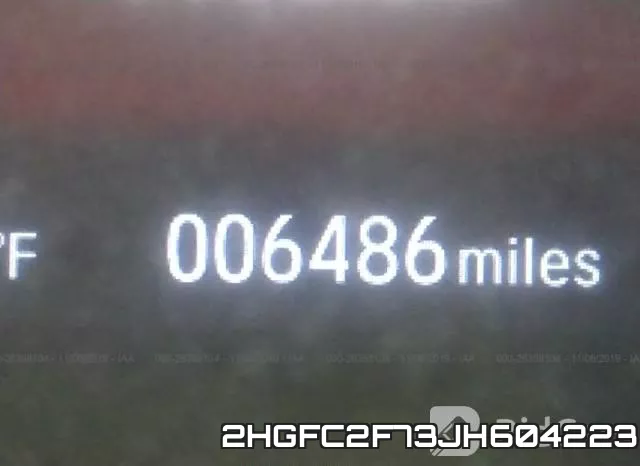 2HGFC2F73JH604223 фото 8