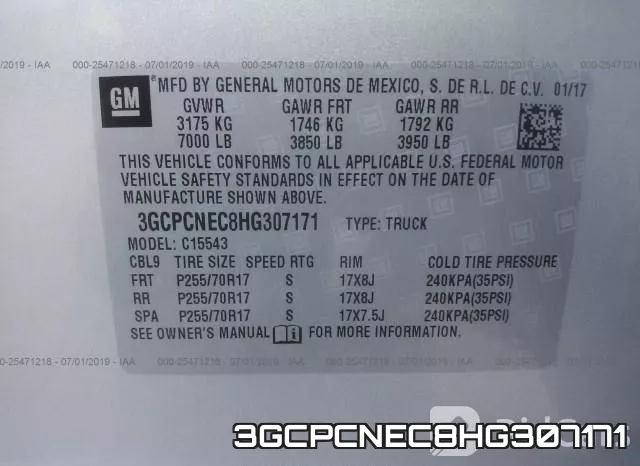 3GCPCNEC8HG307171 фото 10