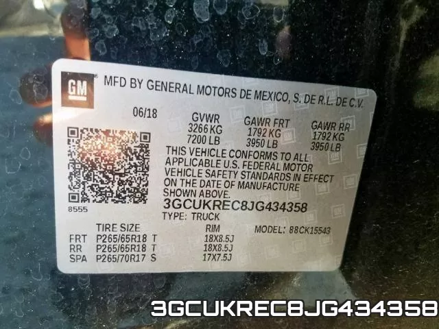 3GCUKREC8JG434358 фото 2