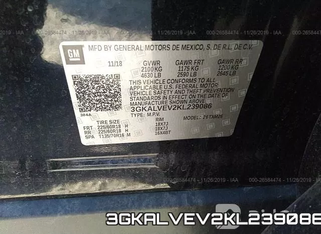 3GKALVEV2KL239086 фото 10