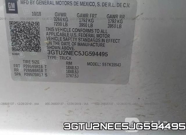 3GTU2NEC5JG594495 фото 8