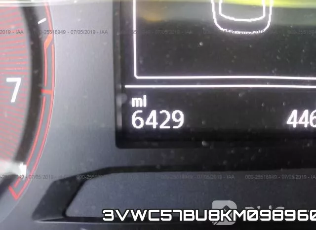 3VWC57BU8KM098960 фото 8