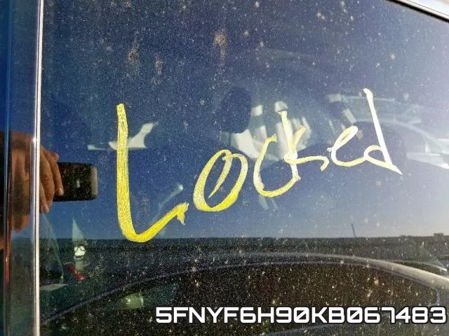 5FNYF6H90KB067483 фото 2