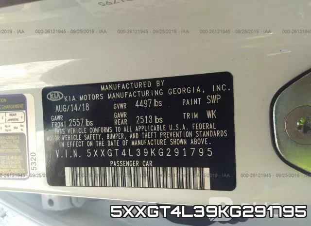 5XXGT4L39KG291795 фото 10