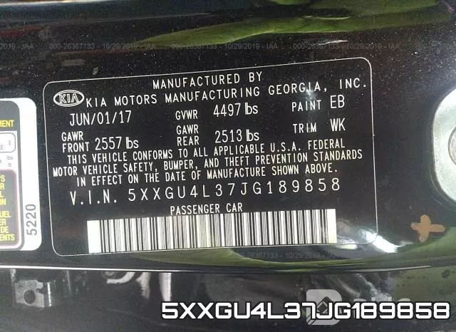 5XXGU4L37JG189858 фото 10