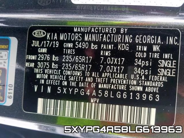 5XYPG4A58LG613963 фото 2