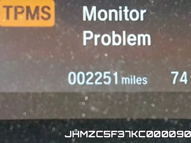 JHMZC5F37KC000090 фото 4