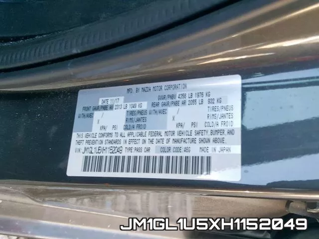 JM1GL1U5XH1152049 фото 2