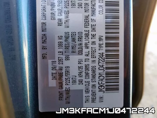 JM3KFACM1J0472244 фото 2