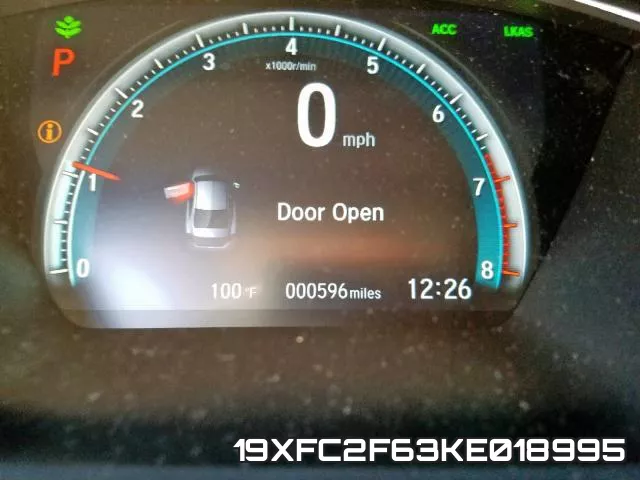 19XFC2F63KE018995 фото 9