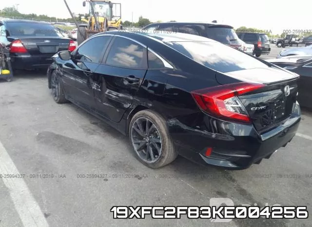 19XFC2F83KE004256 фото 4