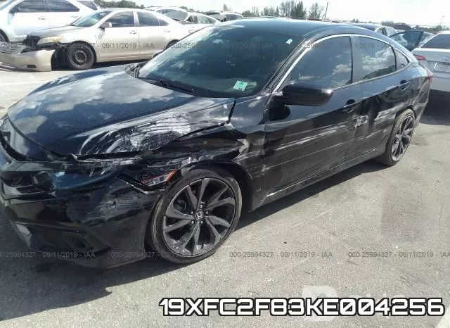 19XFC2F83KE004256 фото 7