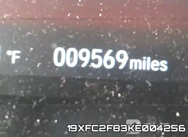 19XFC2F83KE004256 фото 8