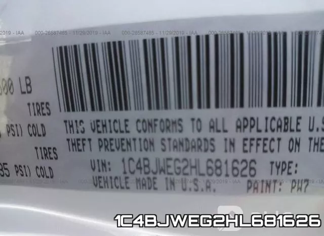 1C4BJWEG2HL681626 фото 4