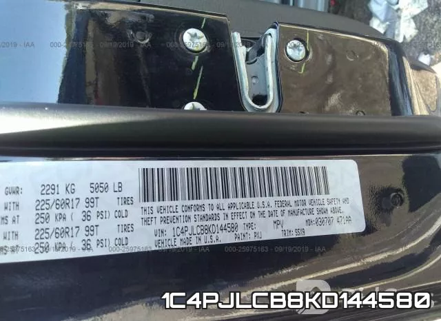1C4PJLCB8KD144580 фото 10