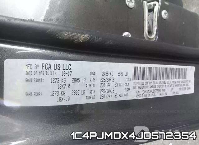 1C4PJMDX4JD572354 фото 10