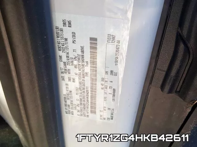 1FTYR1ZG4HKB42611 фото 2