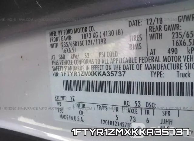 1FTYR1ZMXKKA35737 фото 10