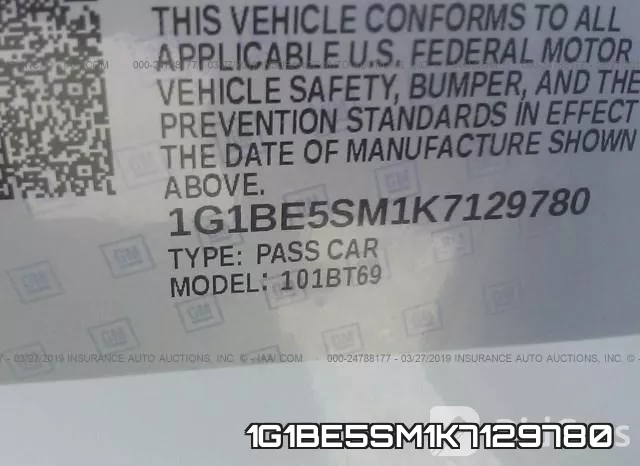 1G1BE5SM1K7129780 фото 10
