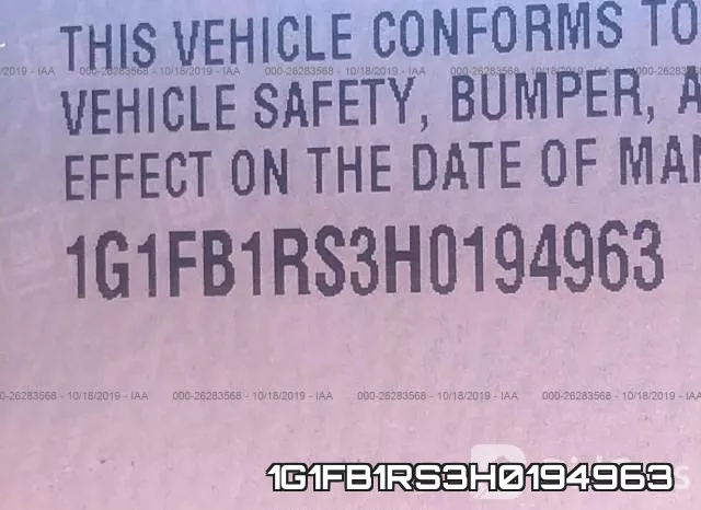 1G1FB1RS3H0194963 фото 10