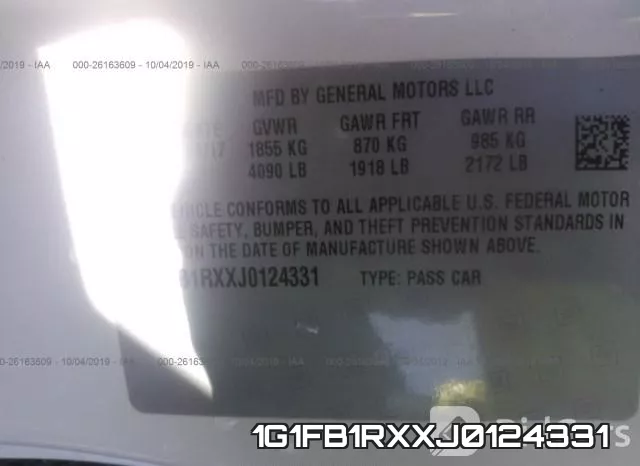 1G1FB1RXXJ0124331 фото 10