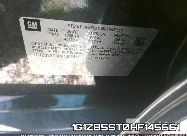 1G1ZB5ST0HF145661 фото 7