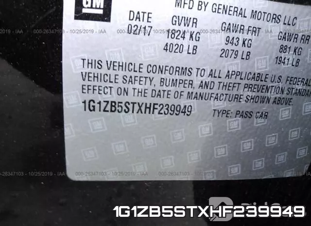 1G1ZB5STXHF239949 фото 10