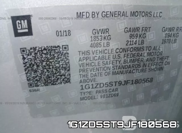 1G1ZD5ST9JF180568 фото 10