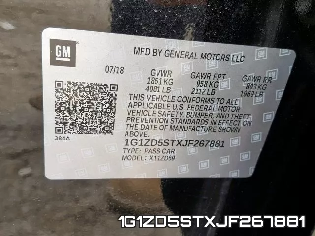 1G1ZD5STXJF267881 фото 2