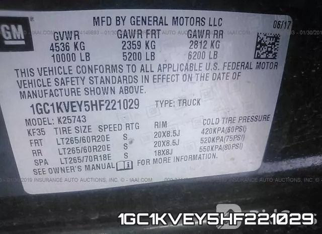 1GC1KVEY5HF221029 фото 10