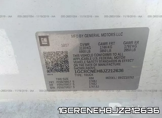 1GCRCNEH8JZ212636 фото 10